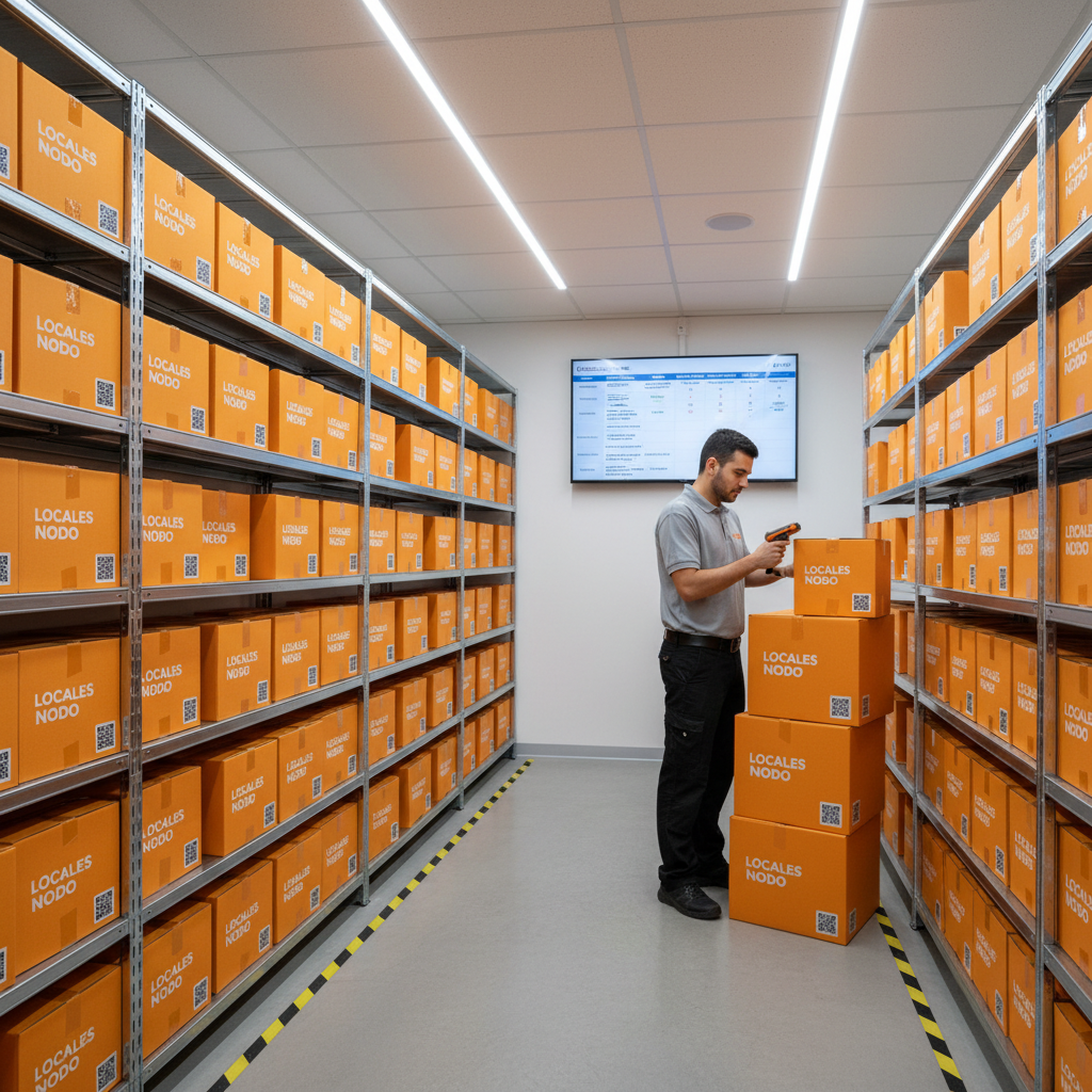 Sistema de locales nodo para distribución